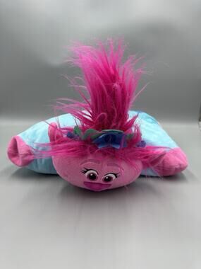 Pillow Pets DreamWorks Trolls Poppy Plush 14”‎ Pink Stuffed Animal